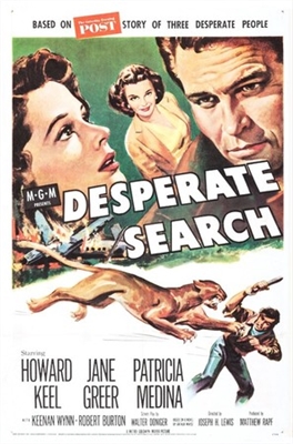 Desperate Search movie posters (1952) poster