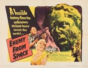 Quatermass 2 movie posters (1957) wood print