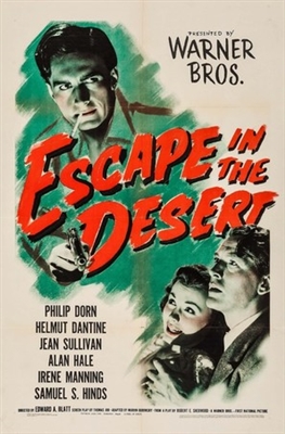 Escape in the Desert movie posters (1945) metal framed poster