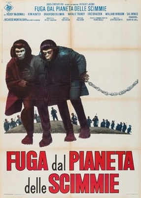 Escape from the Planet of the Apes movie posters (1971) wood print