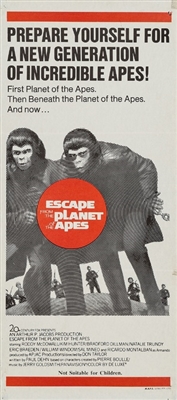 Escape from the Planet of the Apes movie posters (1971) poster