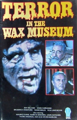 Terror in the Wax Museum movie posters (1973) canvas poster