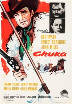 Chuka movie posters (1967) wooden framed poster