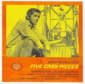 Five Easy Pieces movie posters (1970) Stickers MOV_1813737