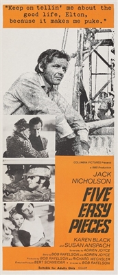 Five Easy Pieces movie posters (1970) Stickers MOV_1813741