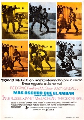 Darker Than Amber movie posters (1970) wood print
