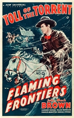 Flaming Frontiers movie posters (1938) pillow