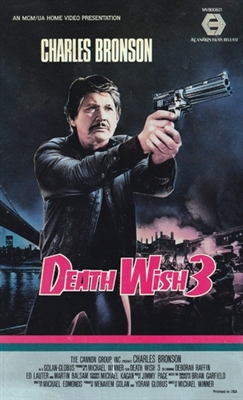 Death Wish 3 movie posters (1985) wood print