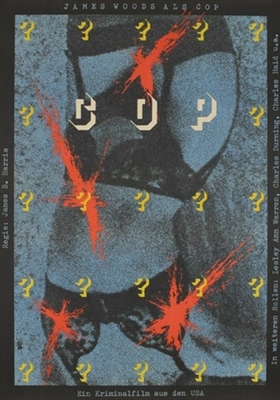 Cop movie posters (1988) wood print