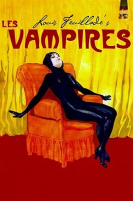 Les vampires movie posters (1915) wood print
