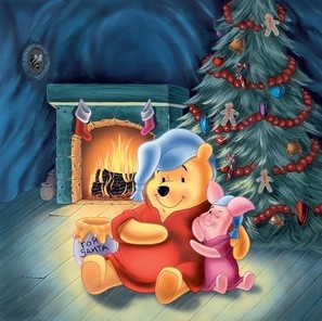 Winnie the Pooh: A Very Merry Pooh Year movie posters (2002) poster with hanger