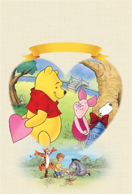 Winnie the Pooh: A Valentine for You movie posters (1999) canvas poster