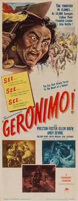 Geronimo movie posters (1939) pillow