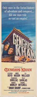 Genghis Khan movie posters (1965) metal framed poster