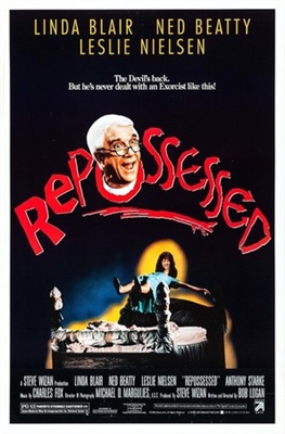 Repossessed movie posters (1990) tote bag