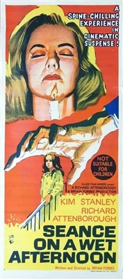 Seance on a Wet Afternoon movie posters (1964) canvas poster