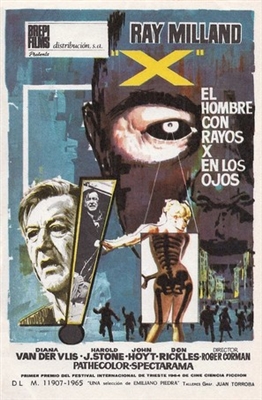 X movie posters (1963) Stickers MOV_1816478