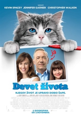 Nine Lives movie posters (2016) Stickers MOV_1817660
