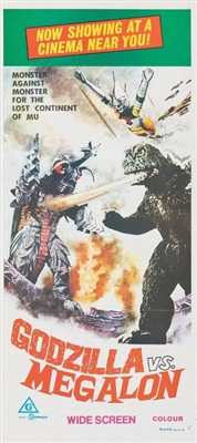 Gojira tai Megaro movie posters (1973) wooden framed poster