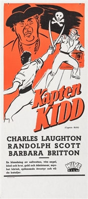 Captain Kidd movie posters (1945) wooden framed poster