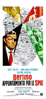 Berlino - Appuntamento per le spie movie posters (1965) poster with hanger
