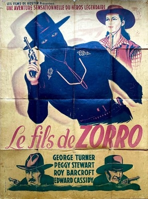 Son of Zorro movie posters (1947) wood print