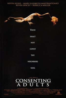 Consenting Adults movie posters (1992) wood print