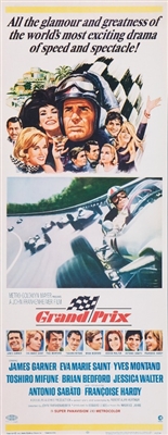 Grand Prix movie posters (1966) Stickers MOV_1819575