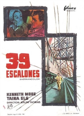 The 39 Steps movie posters (1959) t-shirt
