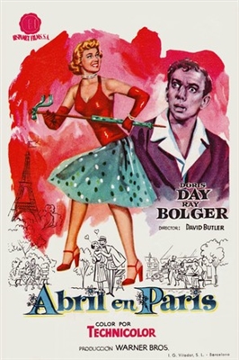 April in Paris movie posters (1952) canvas poster