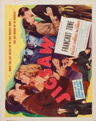 Jigsaw movie poster (1949) Stickers MOV_181cbe90