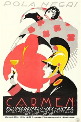 Carmen movie posters (1918) t-shirt