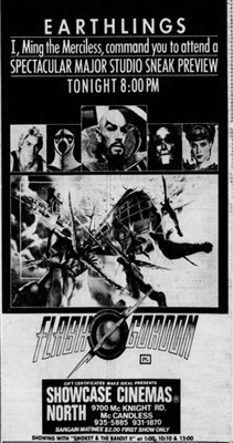 Flash Gordon movie posters (1980) Stickers MOV_1820776