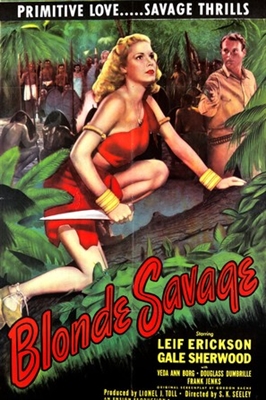 Blonde Savage movie posters (1947) wooden framed poster