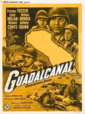 Guadalcanal Diary movie posters (1943) pillow