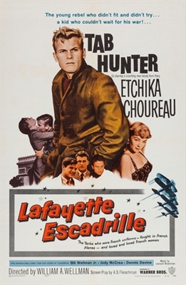 Lafayette Escadrille movie posters (1958) poster with hanger