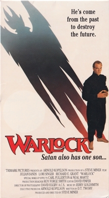 Warlock movie posters (1989) tote bag
