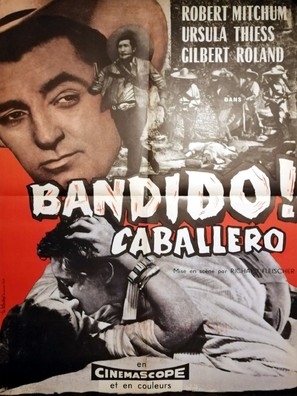 Bandido movie posters (1956) canvas poster