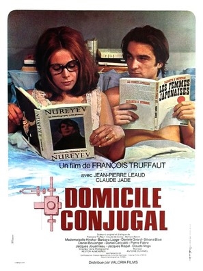 Domicile conjugal movie posters (1970) t-shirt