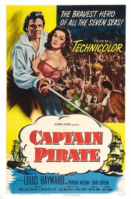 Captain Pirate movie posters (1952) Longsleeve T-shirt