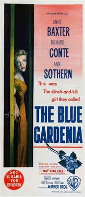 The Blue Gardenia movie posters (1953) canvas poster