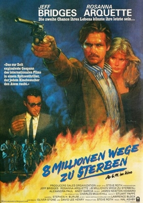 8 Million Ways to Die movie posters (1986) pillow
