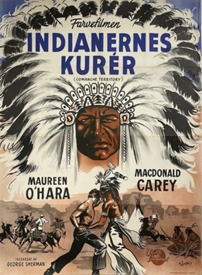Comanche Territory movie posters (1950) tote bag
