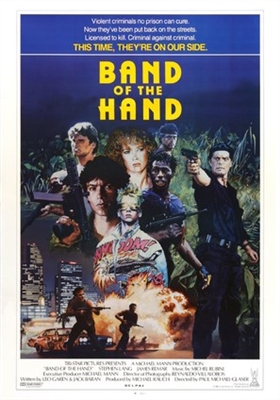 Band of the Hand movie posters (1986) wood print