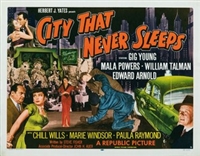 City That Never Sleeps movie posters (1953) sweatshirt #3570217