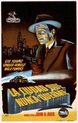 City That Never Sleeps movie posters (1953) sweatshirt