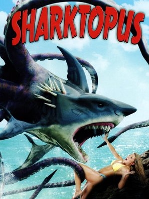 Sharktopus movie posters (2010) tote bag
