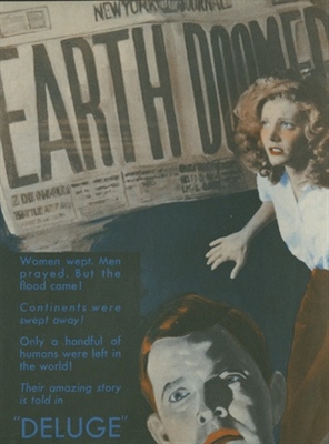 Deluge movie posters (1933) wooden framed poster