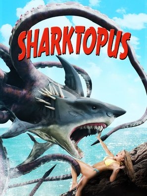 Sharktopus movie posters (2010) wooden framed poster