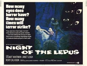 Night of the Lepus movie posters (1972) pillow